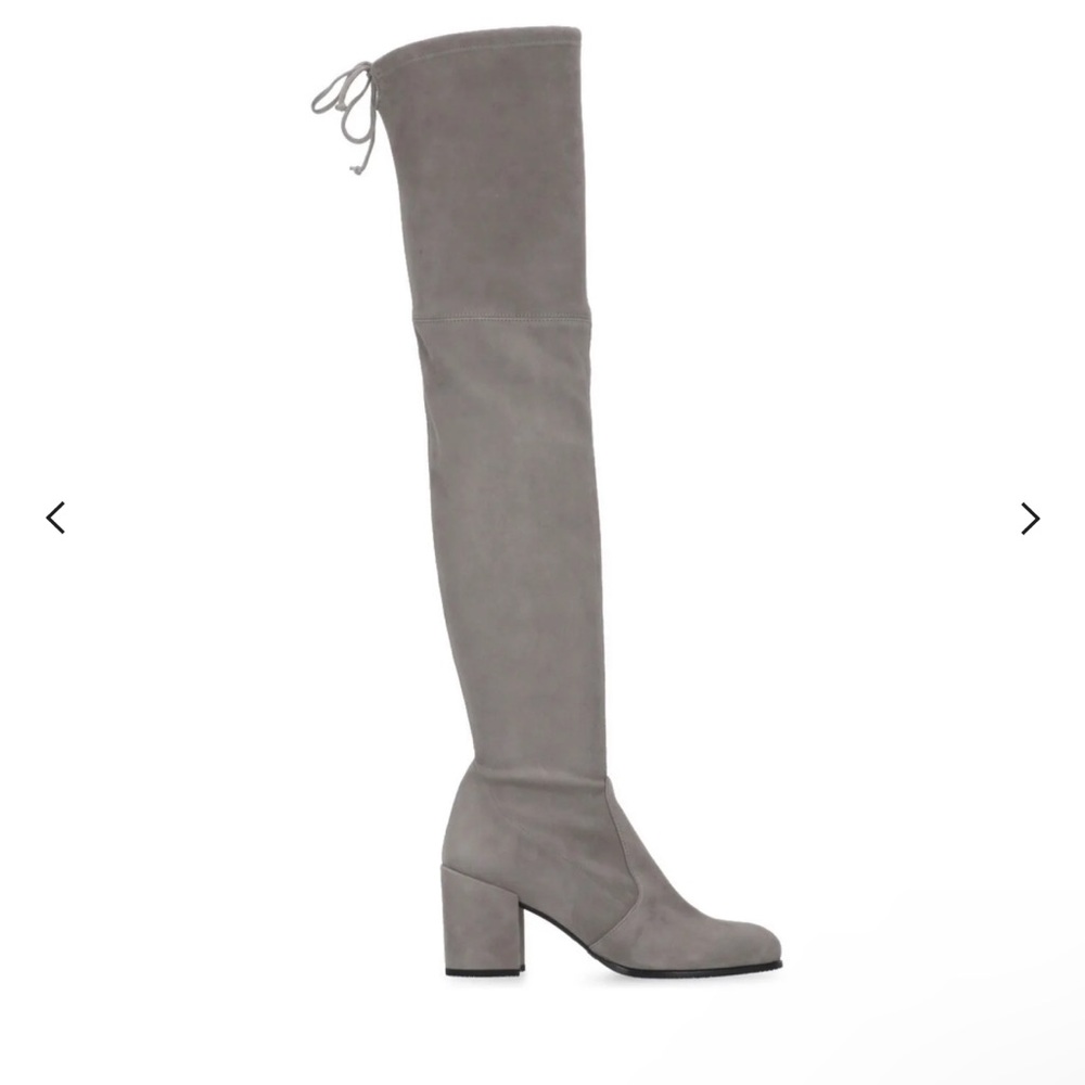Stuart Weitzman GrayTieland Over the Knee Boots, 6